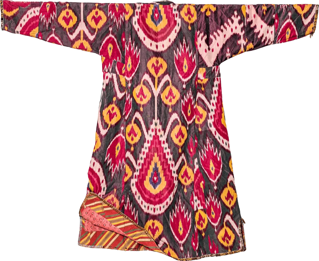 CH5, Bukhara Ikat Chapan, Silk new
