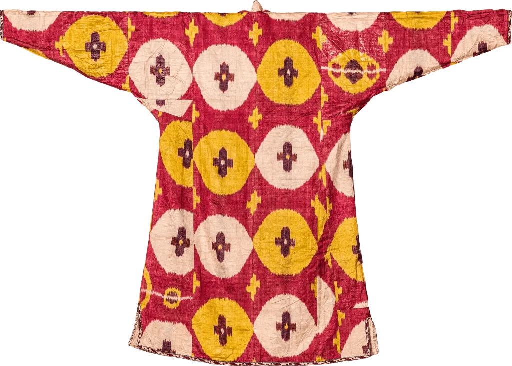 CH8, Bukhara Ikat Chapan, Silk new