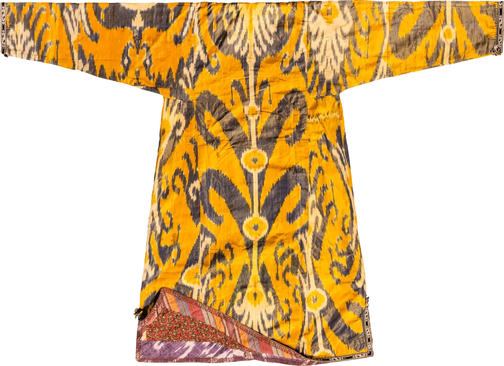 CH9, Bukhara Ikat Chapan, Silk new