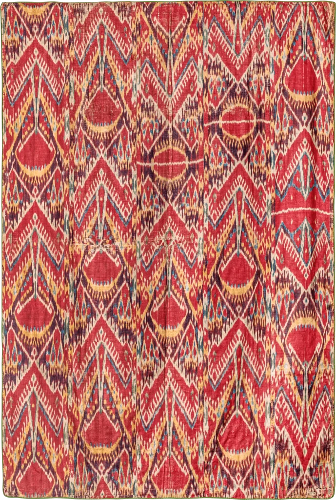 IK1, Bukhara Ikat Panel, Silk