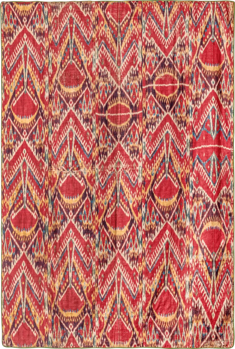 IK1, Bukhara Ikat Panel, Silk