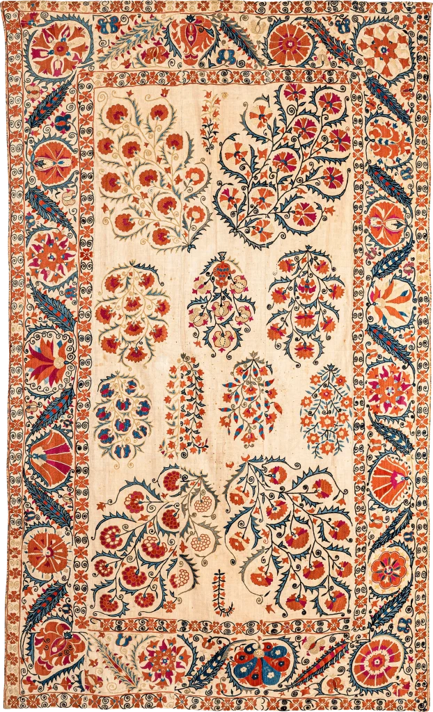 S1, Nurata Suzani, Silk on Cotton