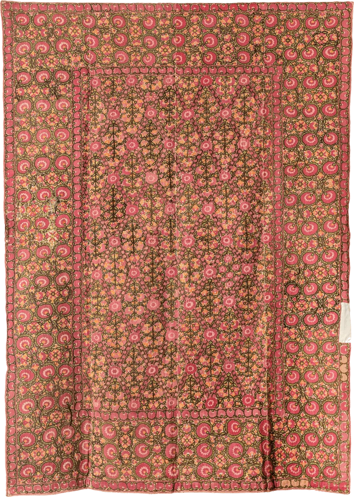 S11, Ferghan Valley Suzani, Silk on Cotton