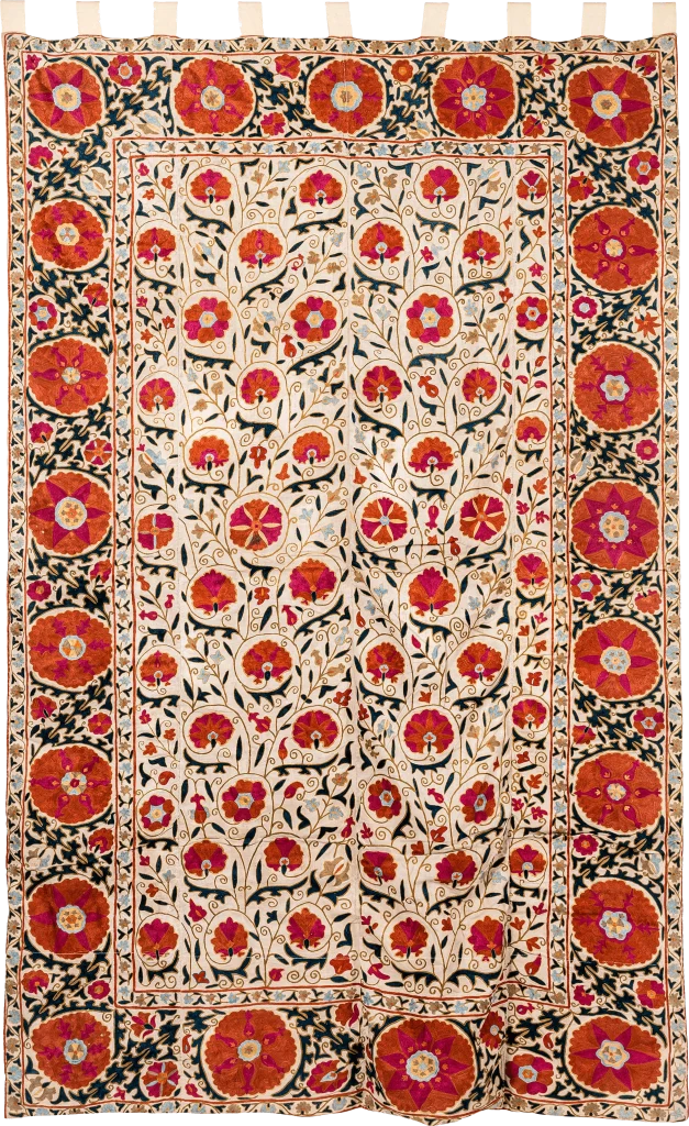 S20, Bukhara Suzani, Silk on cotton