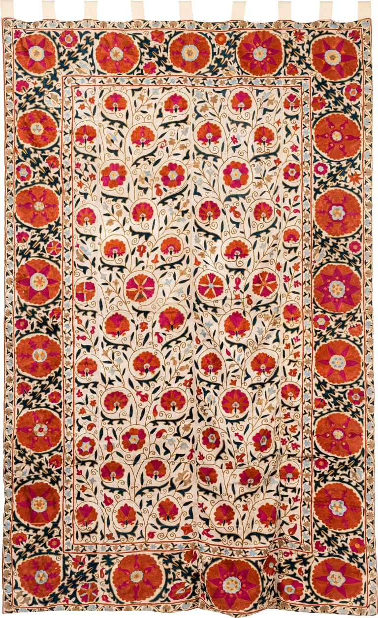 S20, Bukhara Suzani, Silk on cotton