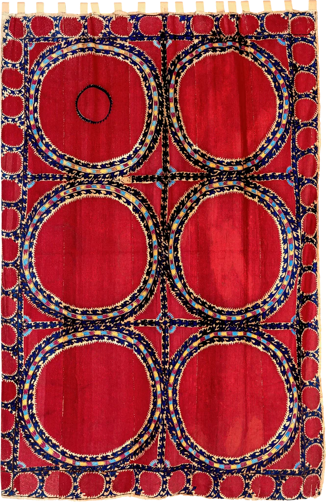 S3, Tashkent Suzani, Silk on Cotton