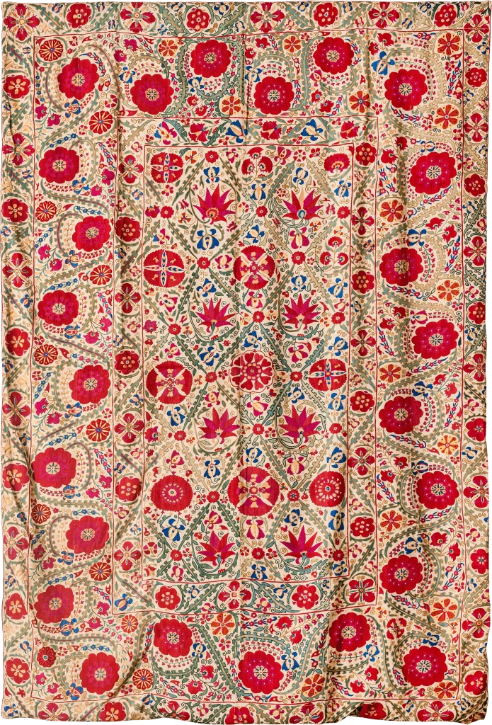 S5, Bukhara Suzani, Silk on Cotton